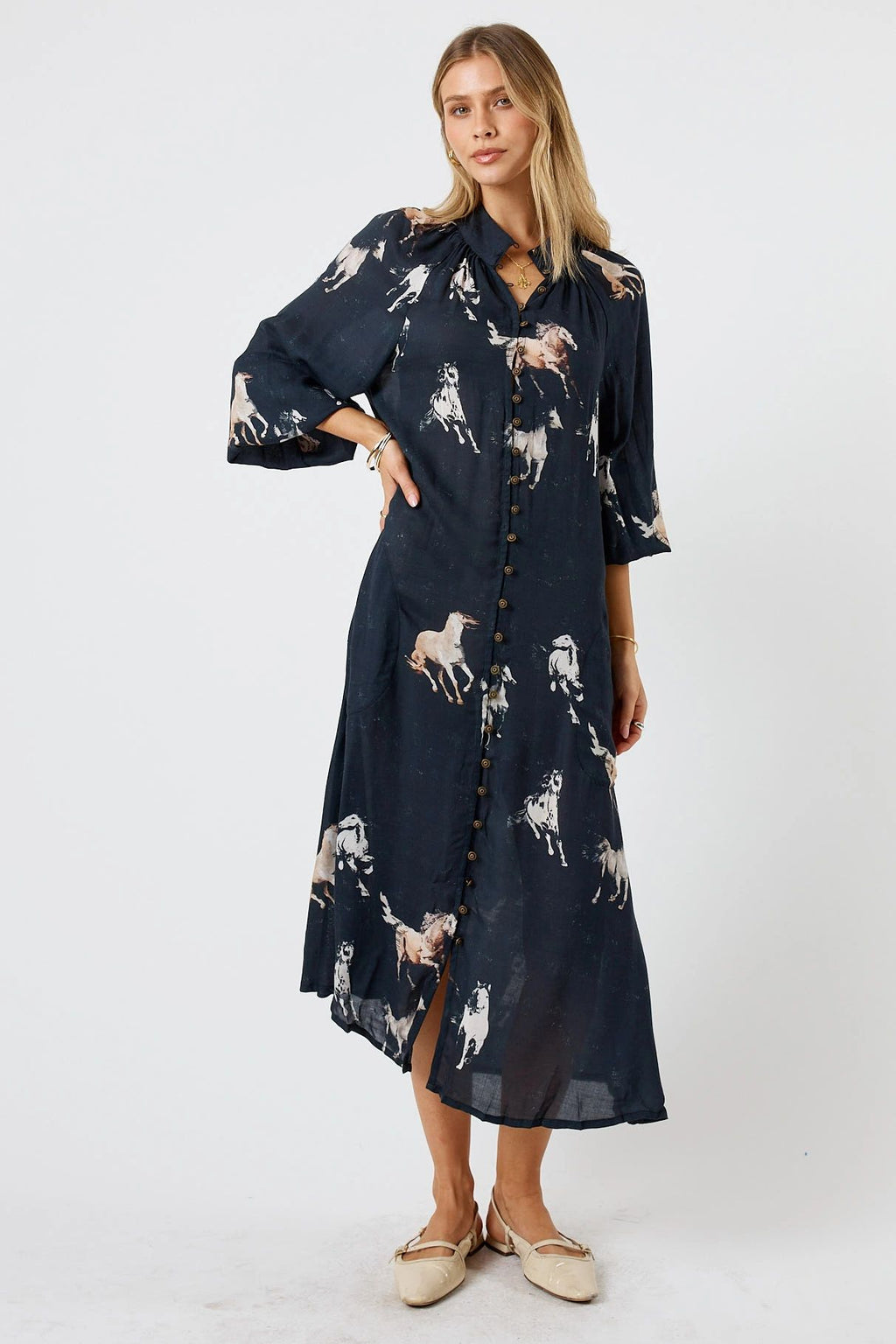 Lulasoul Mustang Midi Dress