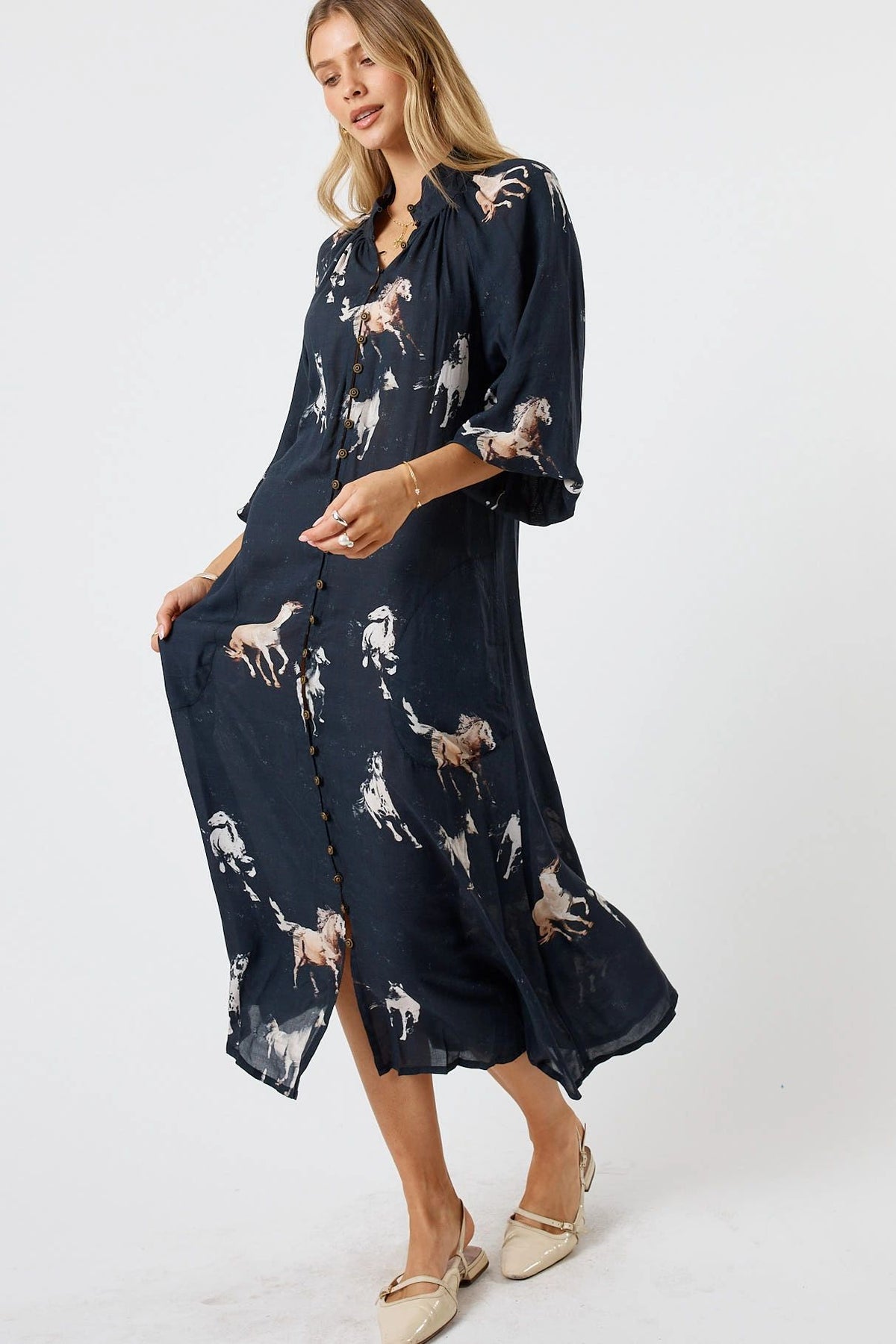 Lulasoul Mustang Midi Dress