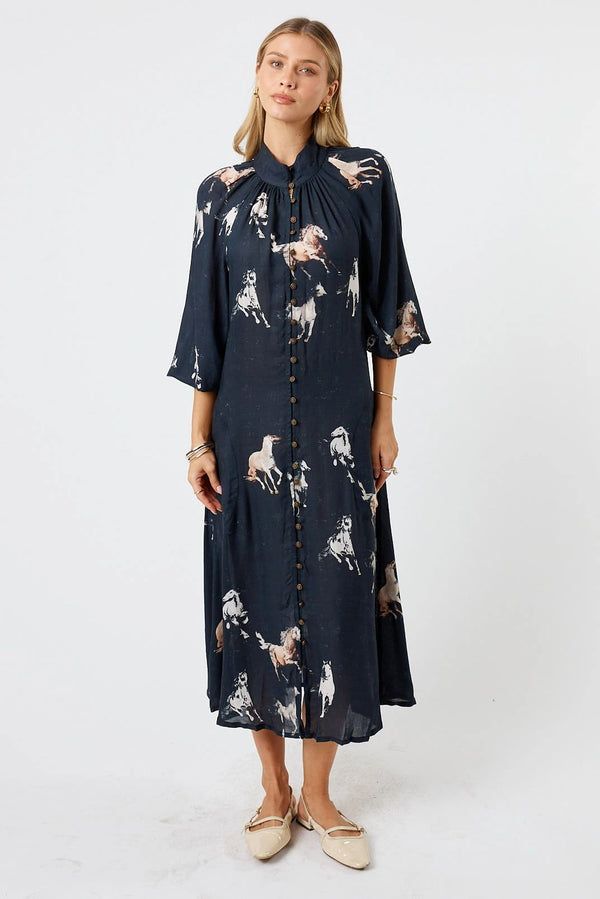 Lulasoul Mustang Midi Dress