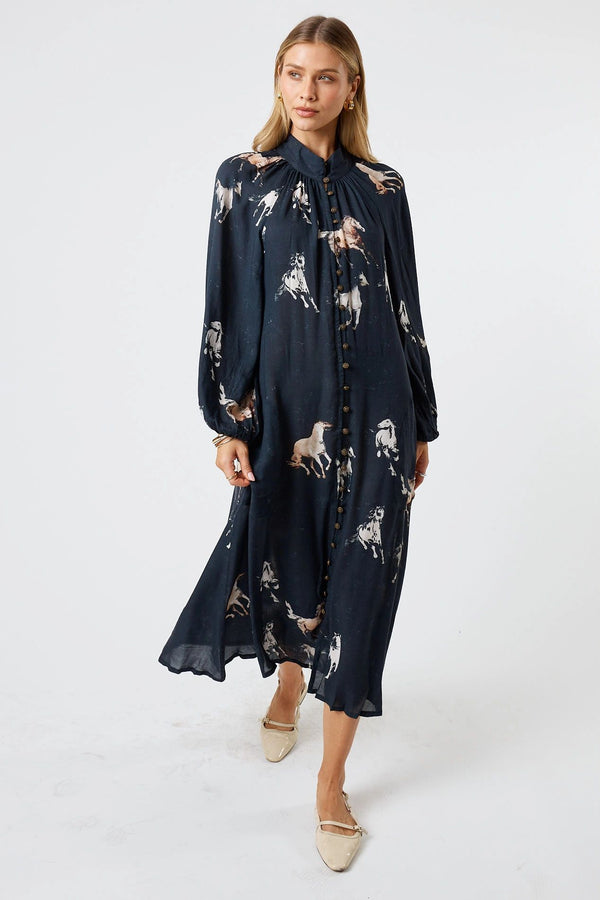 Lulasoul Mustang Midi Dress
