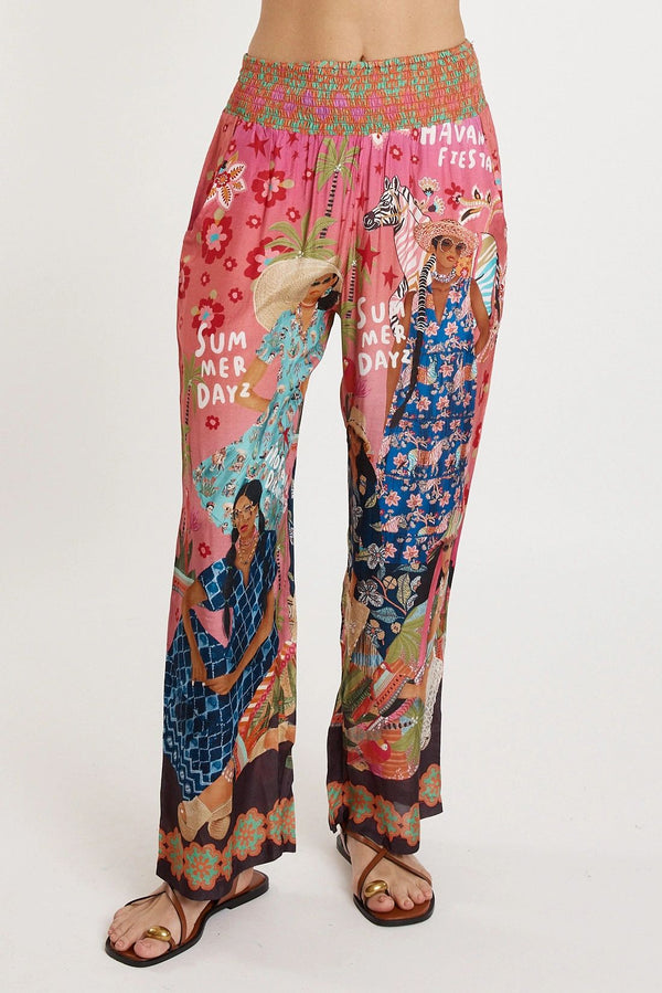 Lulasoul Fiesta Print Pant