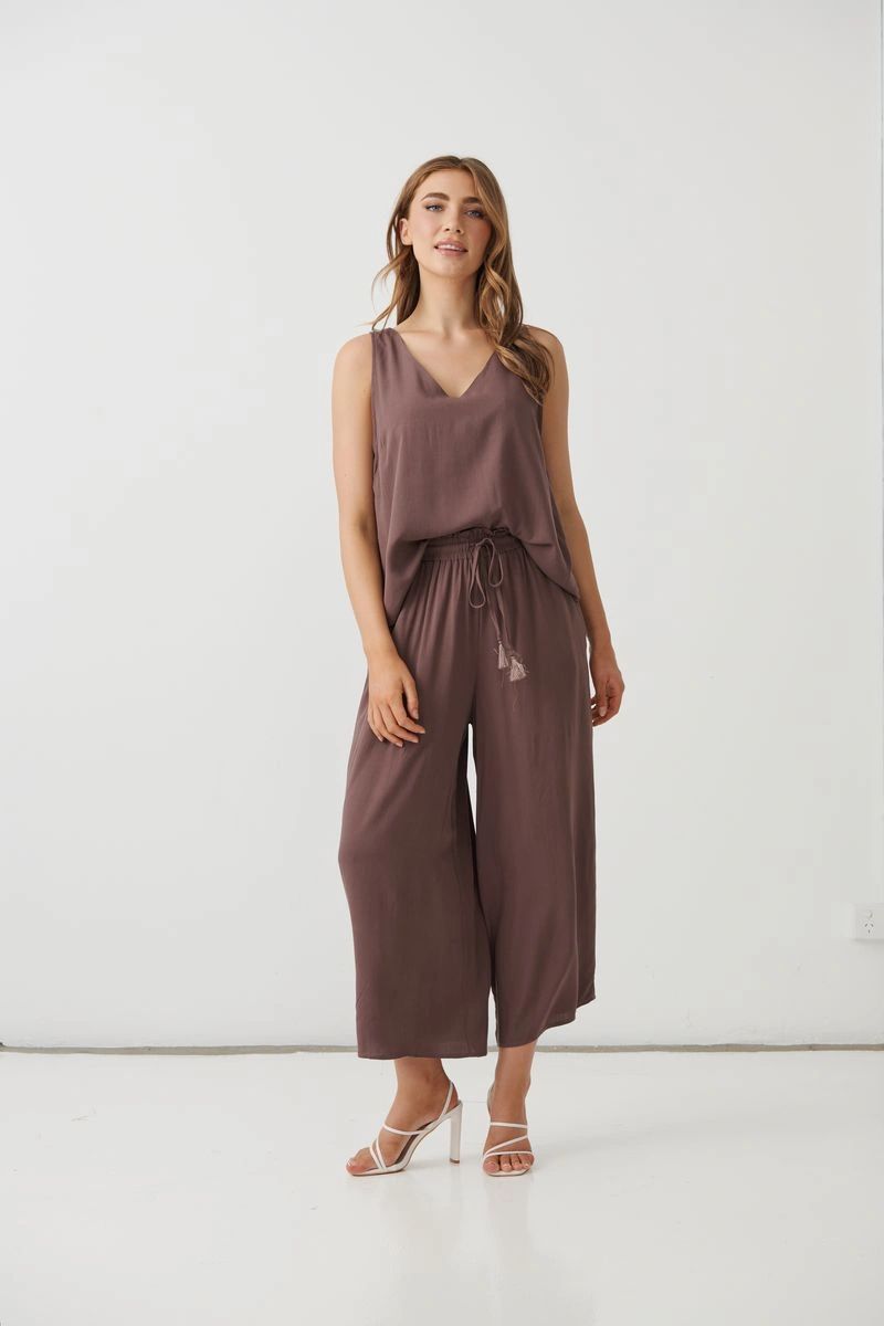 Chocolate Wide Leg Pants Main image